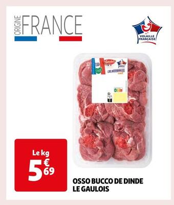 Auchan Supermarché Le gaulois osso bucco de dinde offre