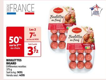 Auchan Supermarché Bigard boulettes offre