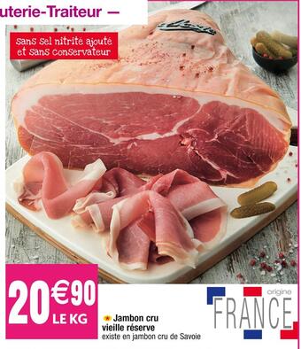 Cora Aoste jambon cru vieille réserve offre