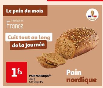 Auchan Supermarché Pain nordique offre