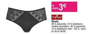 Cora x Carrefour Influx shorty offre