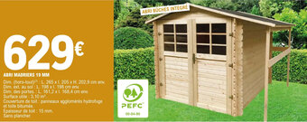 E.Leclerc Jardi ABRI MADRIERS 19 MM offre