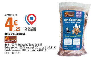 BOIS D'ALLUMAGE