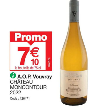 Promocash A.O.P. Vouvray offre