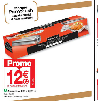 Promocash Aluminium offre