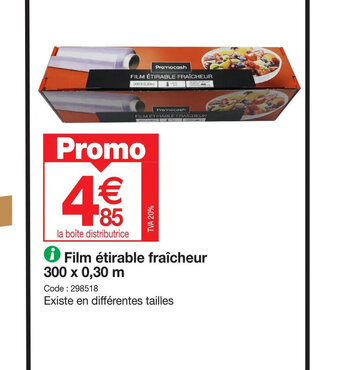 Promocash Film étirable fraîcheur offre