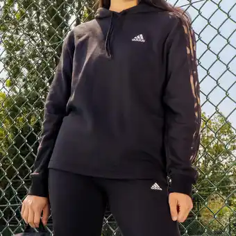 Decathlon Sweat-shirt a capuche vibaop de fitness soft training adidas femme noir offre
