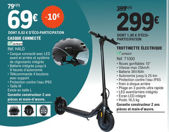 E.Leclerc TROTTINETTE ÉLECTRIQUE WISPEED offre