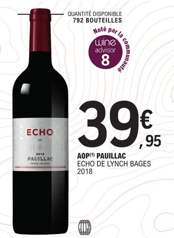 AOP(¹) PAUILLAC ECHO DE LYNCH BAGES 2018