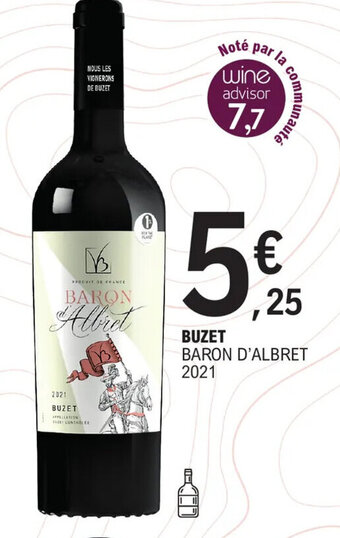 E.Leclerc BUZET BARON D'ALBRET 2021 offre
