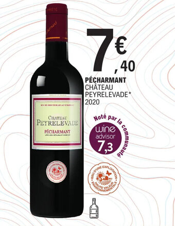 E.Leclerc PÉCHARMANT CHÂTEAU PEYRELEVADE* offre