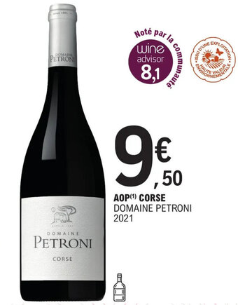E.Leclerc AOP (¹) CORSE DOMAINE PETRONI 2021 offre