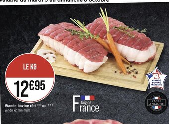 Géant Casino Viande bovine rôti ou offre