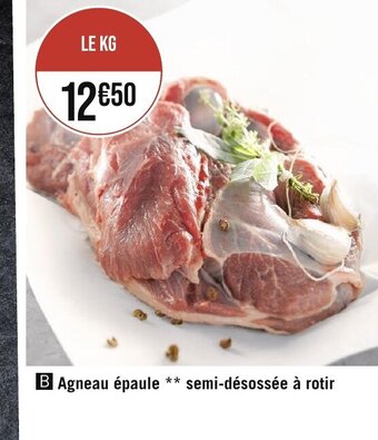 Géant Casino Agneau épaule semi-désossée à rotir offre