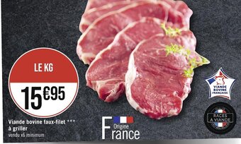 Géant Casino Viande bovine faux-filet offre
