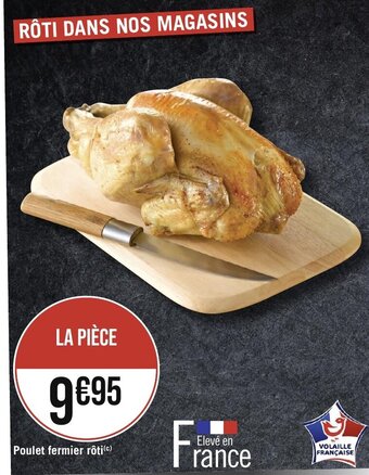 Géant Casino Poulet fermier rôti offre