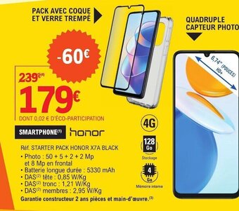 E.Leclerc SMARTPHONE honor offre