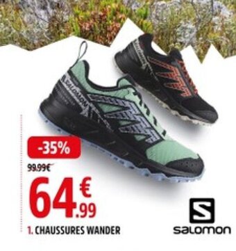 Intersport 1. CHAUSSURES WANDER offre