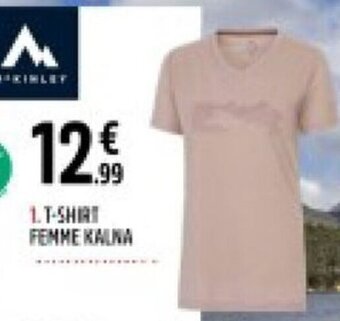 Intersport T shirt femme offre