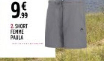 Intersport Short femme offre