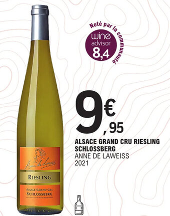E.Leclerc ALSACE GRAND CRU RIESLING SCHLOSSBERG offre
