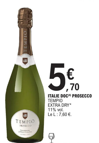 E.Leclerc ITALIE DOC(4) PROSECCO offre