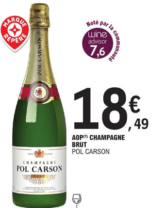 E.Leclerc AOP (¹) CHAMPAGNE BRUT offre