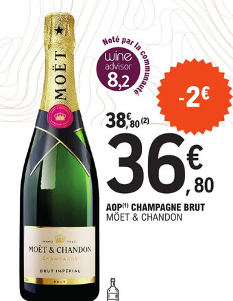 E.Leclerc AOP (¹) CHAMPAGNE BRUT MÖET & CHANDON offre