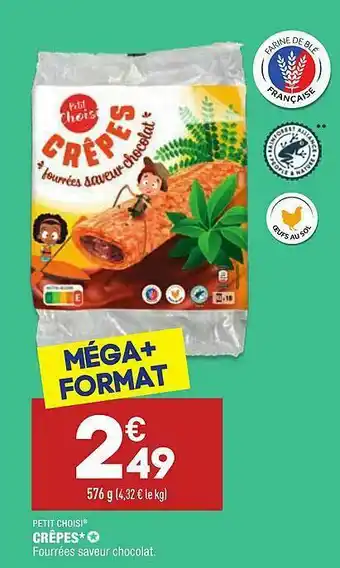 ALDI Crêpes Petit Choisi offre