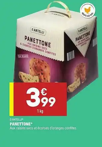 ALDI Panettone D'antelli offre