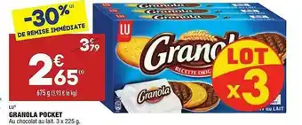 ALDI Granola Pocket Lu offre