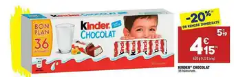 ALDI Kinder Chocolat offre