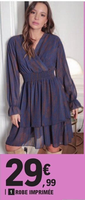 E.Leclerc ROBE IMPRIMÉE offre