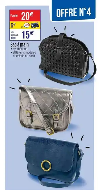 Cora x Carrefour Sac à Main offre