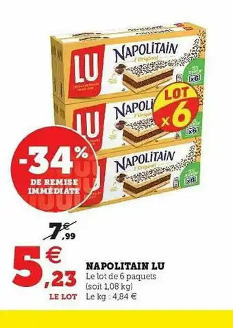 Hyper U Napolitain Lu offre