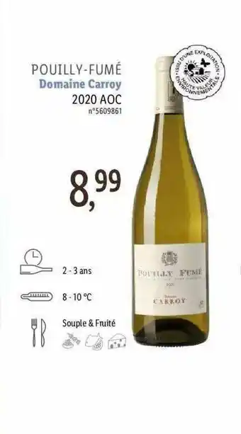 Lidl Pouilly-fumé Domaine Carroy 2020 Aoc offre