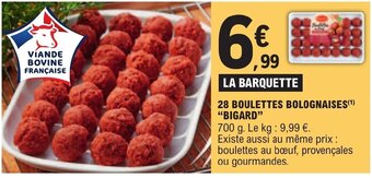 28 BOULETTES BOLOGNAISES(Âč) "BIGARD"