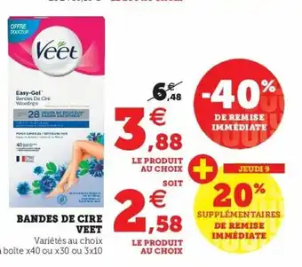 Bandes De Cire Veet