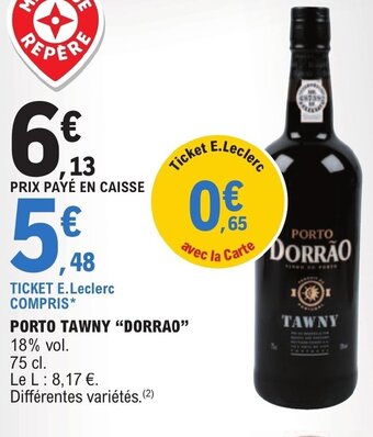 E.Leclerc PORTO TAWNY "DORRAO" offre