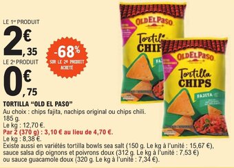E.Leclerc TORTILLA "OLD EL PASO" offre