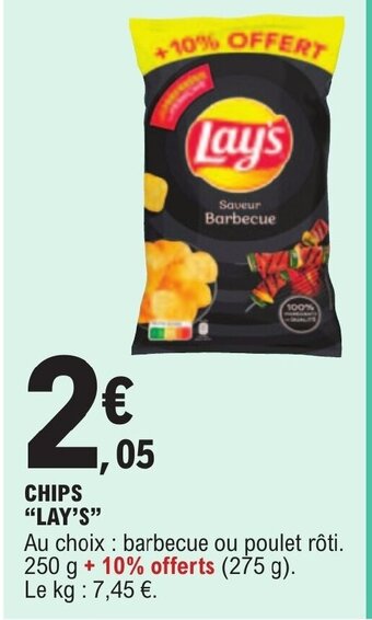 E.Leclerc CHIPS "LAY'S" offre