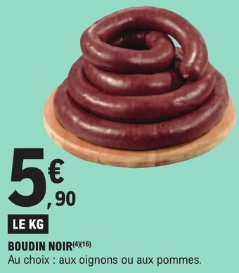 E.Leclerc BOUDIN NOIR (4)(16) offre