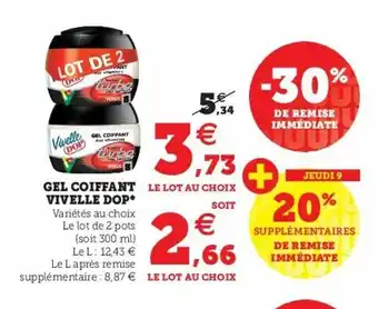 Super U Gel Colfant Vivelle Dop offre