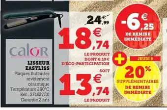 Super U Lisseur Easyliss offre