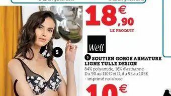 Soutein Gorge Armature Ligne Tulle Design