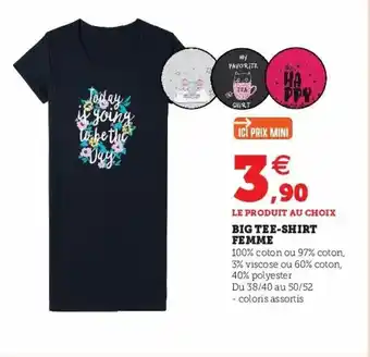 Big Tee-Shirt Femme