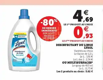 Desinfectant Du Linge Lysol