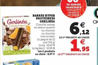 Super U Barres Hyper Protenees Gerlinea offre