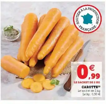 Super U Carotte offre