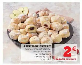 Super U 8 Petits beignets offre